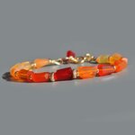 bracelet nuggets opale de feu