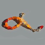 bracelet nuggets opale de feu-A