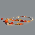 collier nuggets opale de feu-2
