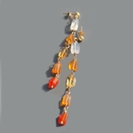 boucles doreilles nuggets opale de feu-6