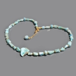 Collier Larimar pendentif -4