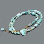 Collier Larimar pendentif -1