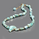 Collier Larimar pendentif -5