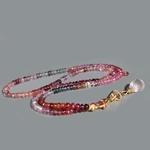 collier spinelles multi color quartz rose-8