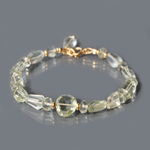 bracelet prasiolite or