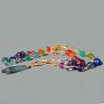 Collier sautoir pulti pierres pendentif Fluorite-5