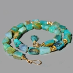 collier opale bleue peruvienne -4