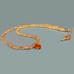 collier topaze impérial pendentf grenat hessonite-3