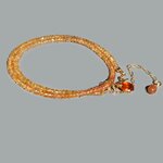 collier topaze impérial pendentf grenat hessonite-4