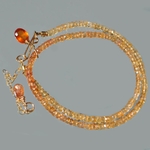 collier topaze impérial pendentf grenat hessonite-9