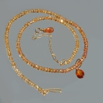 collier topaze impérial pendentf grenat hessonite