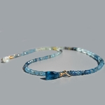 collier pendentif aigue marine bleue foncé-4