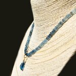collier pendentif aigue marine bleue foncé-8