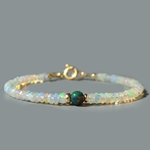 bracelet oplae welo blanche boule noire-4