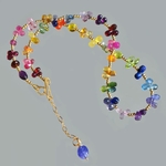 collier multi gouttes 7 chakras-3