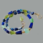 collier péridot lapis afghanite opale-6