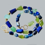 collier péridot lapis afghanite opale-4
