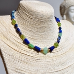 collier péridot lapis afghanite opale-7
