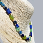 collier péridot lapis afghanite opale-9