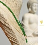 collier emeraude pendentif Cyanite verte-9