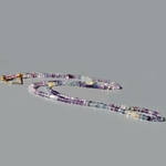 sautoir fluorite pierre multicolore