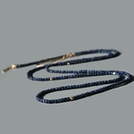 sautoir or et saphir bleu-3