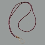 sautoir grenat rhodolite or