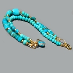 bracelet turquoise arizona 3 rangs-5