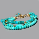 bracelet turquoise arizona 3 rangs