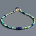 Collier opale bleue lapis-4