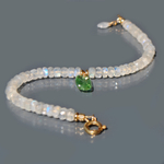 bracelet pierre de lune Cyanite verte-9