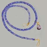 collier goutte tanzanite or-6