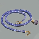 collier goutte tanzanite or-5