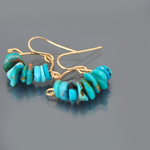 boucles doreillles Turquoise-1