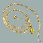 collier citrine pendentif pierre-6