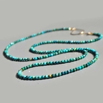 sautoir turquoise perle fine ronde-2