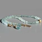 collier aigue marine perlouze