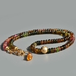 collier tourmaline petro boule or-4