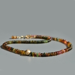 collier tourmaline petro boule or