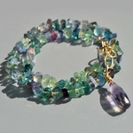collier fluorite chips nuggets-6
