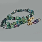 collier fluorite chips nuggets-7