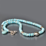 collier larimar argent 925-8