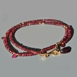 collier tourmaline rubellite gouttes-6