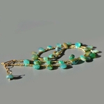 collier gouttes opale bleue du pérou-6