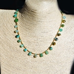 collier gouttes en Opale du Pérou-6