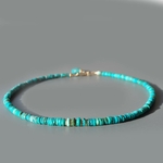 collier heishi facette de turquoise nevada-3
