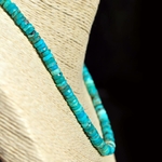 collier heishi facette de turquoise nevada-8