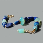 bracelet afghanite lapis opale-2