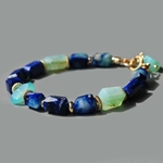 bracelet afghanite lapis opale-6
