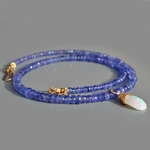 collier tanzanite opale welo blanche-5